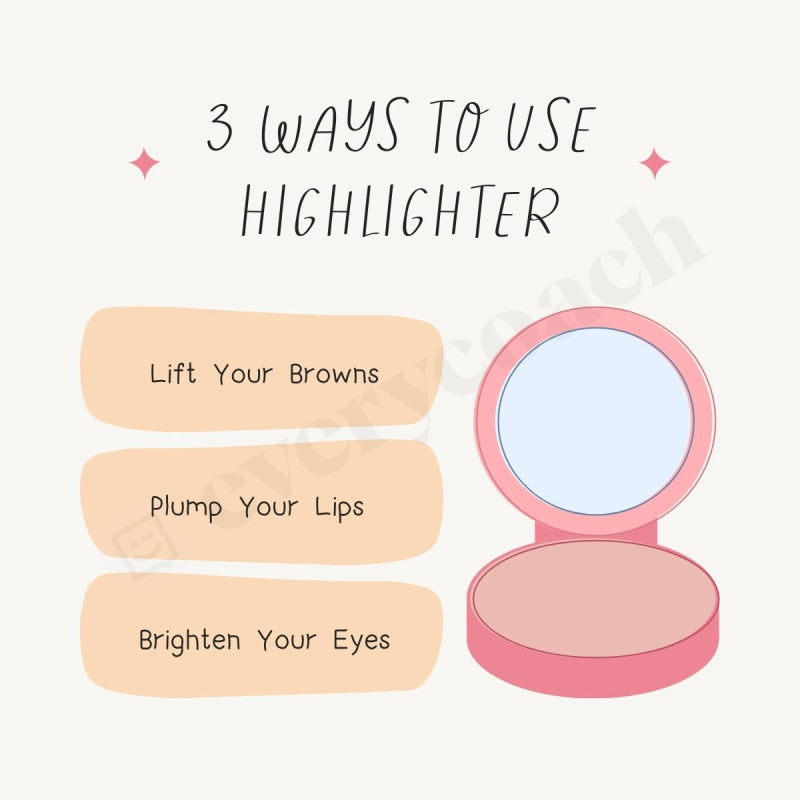 3 Ways To Use Highlighter Instagram Post Canva Template everycoach