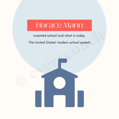 Horace Mann Instagram Post Canva Template