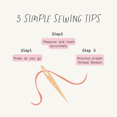 3 Simple Sewing Tips Instagram Post Canva Template
