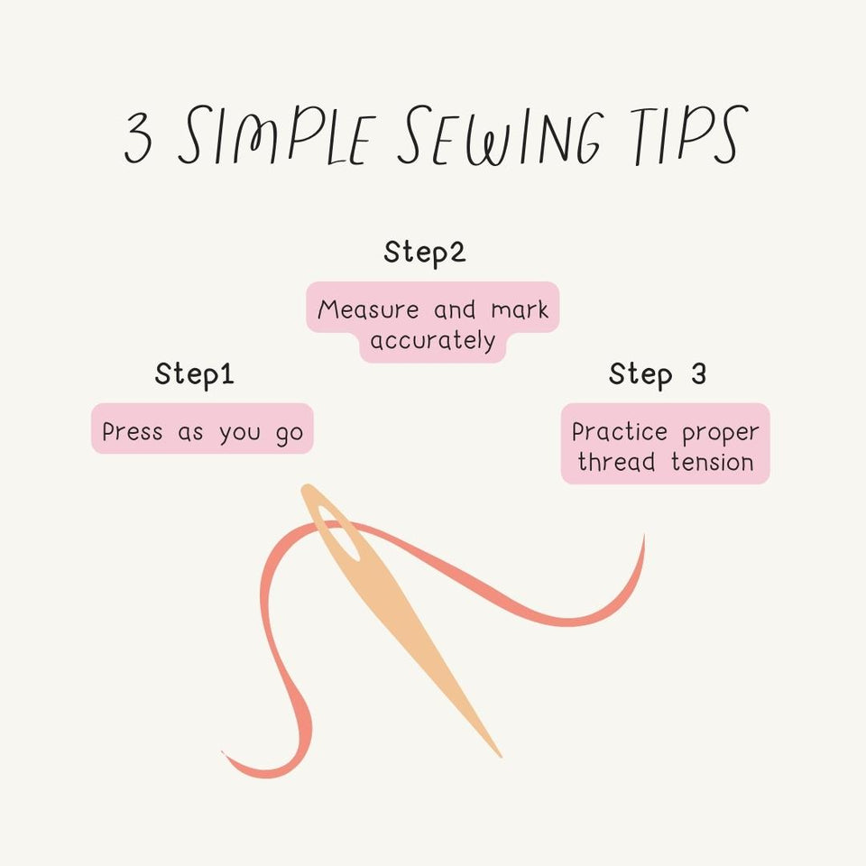 3 Simple Sewing Tips Instagram Post Canva Template