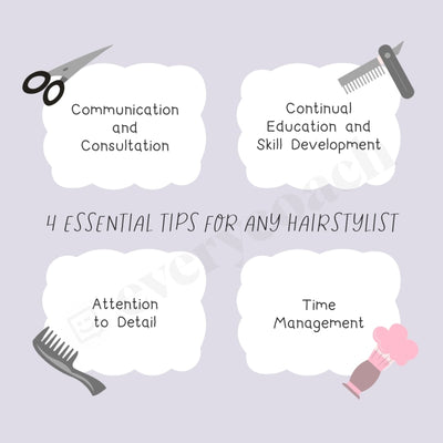 4 Essential Tips For Any Hairstylist Instagram Post Canva Template