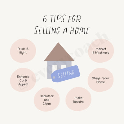 6 Tips For Selling A Home Instagram Post Canva Template