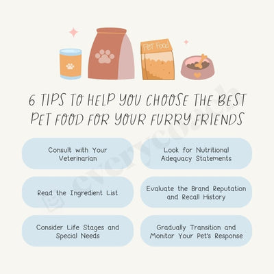 6 Tips To Help You Choose The Best Pet Food For Your Furry Friends Instagram Post Canva Template