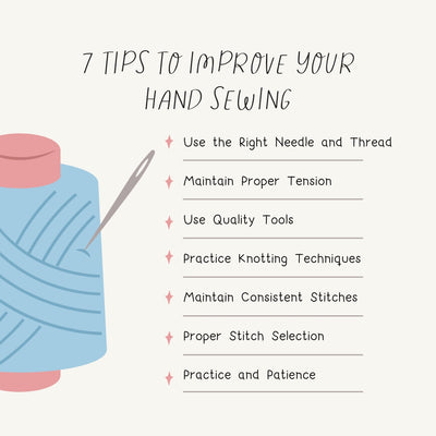7 Tips To Improve Your Hand Sewing Instagram Post Canva Template