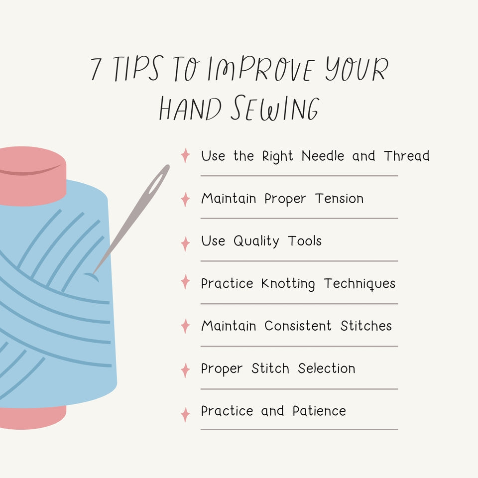 7 Tips To Improve Your Hand Sewing Instagram Post Canva Template
