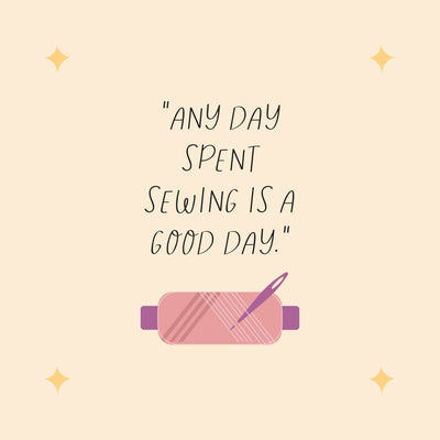 Any Day Spent Sewing Is A Good Day Instagram Post Canva Template