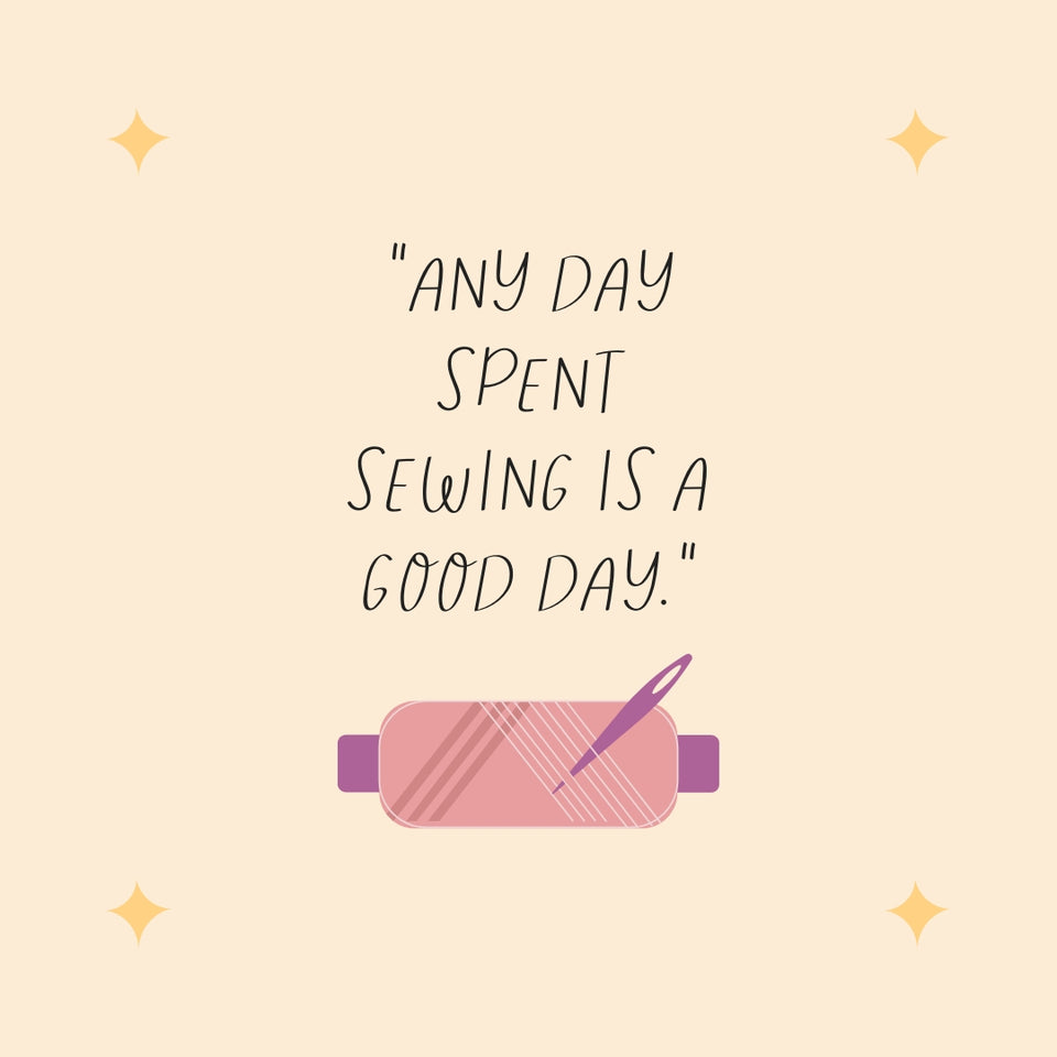 Any Day Spent Sewing Is A Good Day Instagram Post Canva Template
