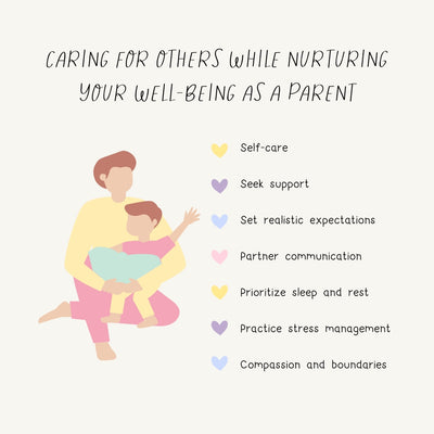 Caring For Others While Nurturing Your Well Being As A Parent Instagram Post Canva Template