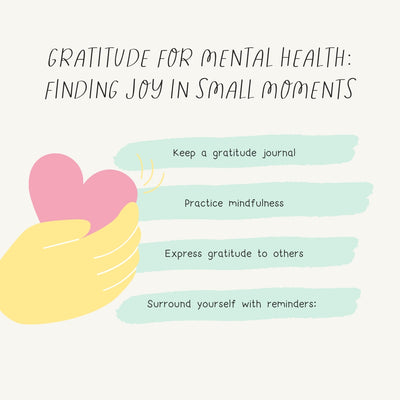 Gratitude For Mental Health Finding Joy In Small Moments Instagram Post Canva Template