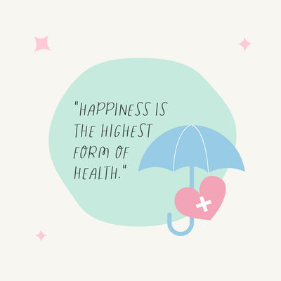 Happiness Is The Highest Form Of Health Instagram Post Canva Template