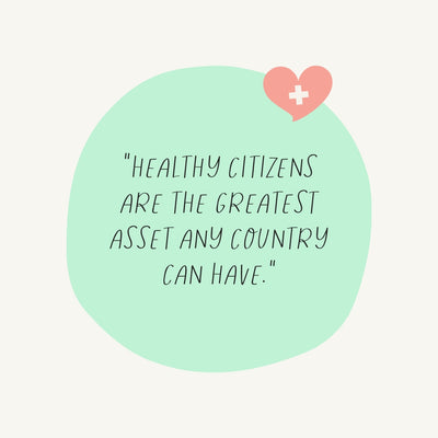 Healthy Citizens Are The Greatest Asset Ay Country Can Have Instagram Post Canva Template