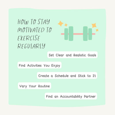 How To Stay Motivated To Exercise Regularly Instagram Post Canva Template