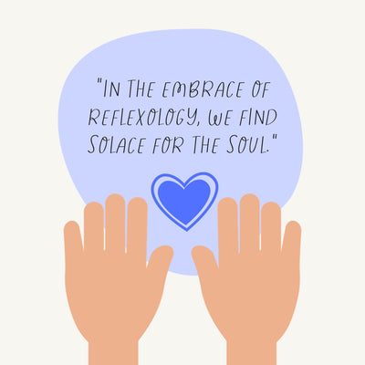 In The Embrace Of Reflexology We Find Solace For The Soul Instagram Post Canva Template