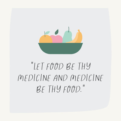 Let Food Be Thy Medicine And Medicine Be Thy Food Instagram Post Canva Template