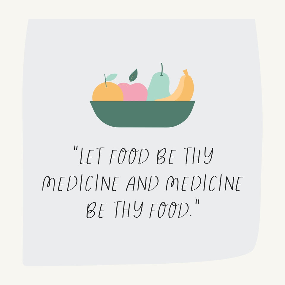 Let Food Be Thy Medicine And Medicine Be Thy Food Instagram Post Canva Template