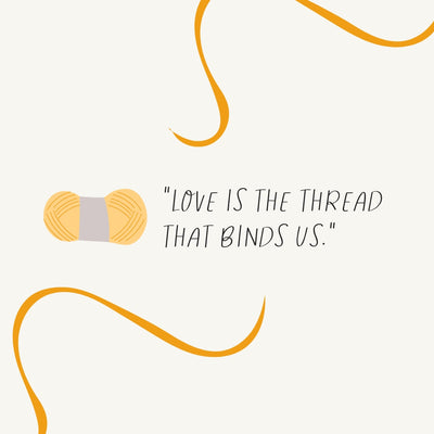 Love Is The Thread That Binds Us Instagram Post Canva Template
