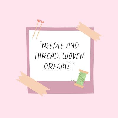 Needle And Thread Woven Dreams Instagram Post Canva Template