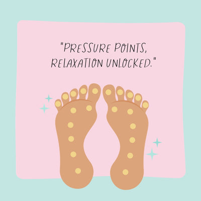 Pressure Points Relaxation Unlocked Instagram Post Canva Template