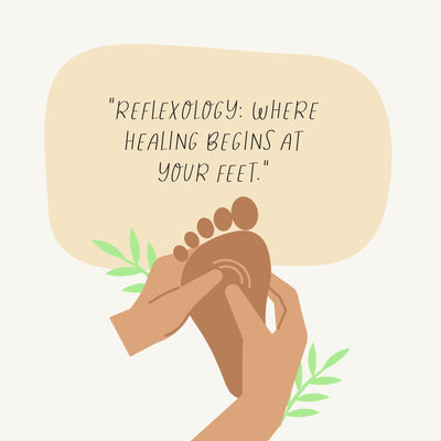 Reflexology Where Healing Begins At Your Feet Instagram Post Canva Template