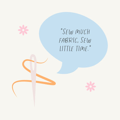 Sew Much Fabric Sew Little Time Instagram Post Canva Template