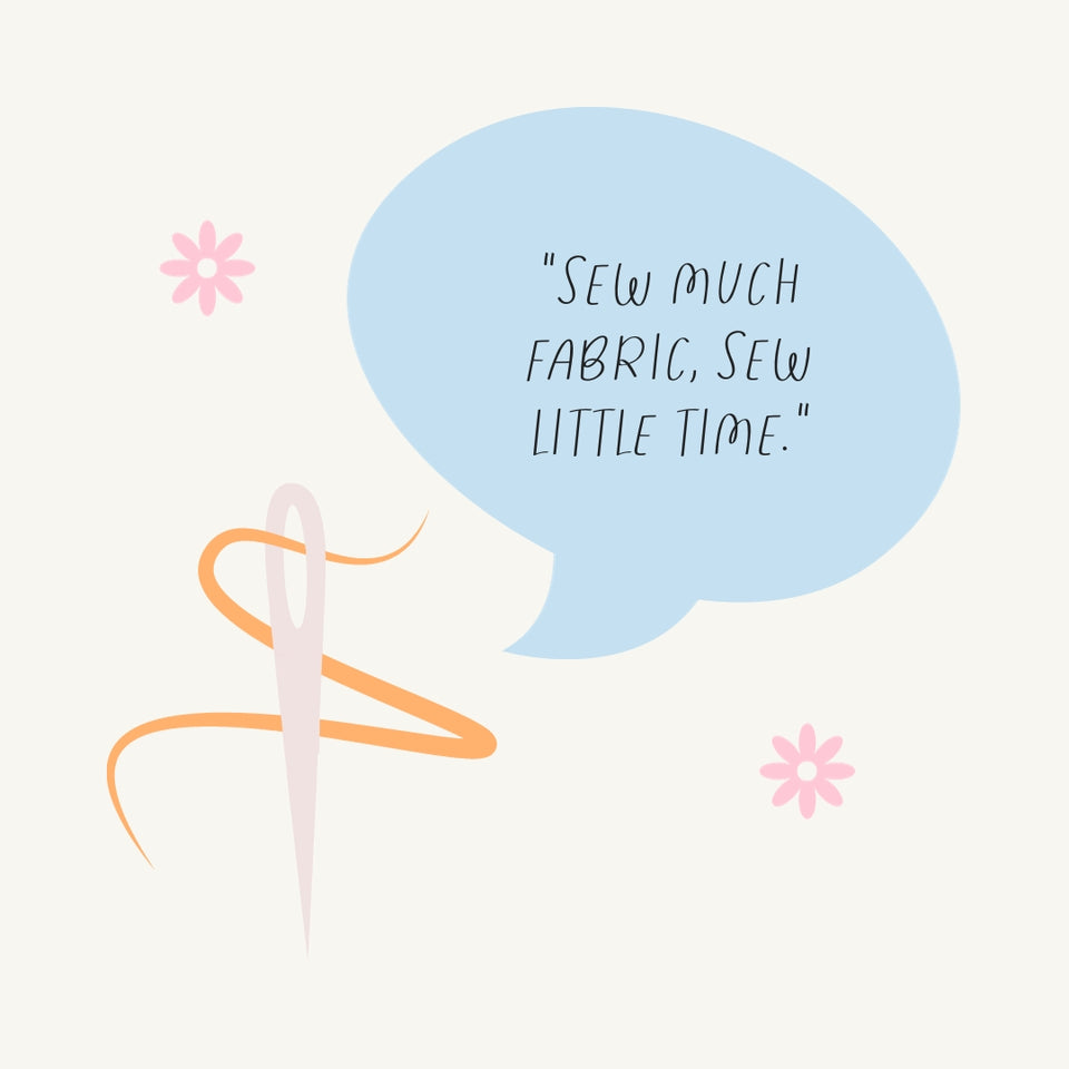 Sew Much Fabric Sew Little Time Instagram Post Canva Template