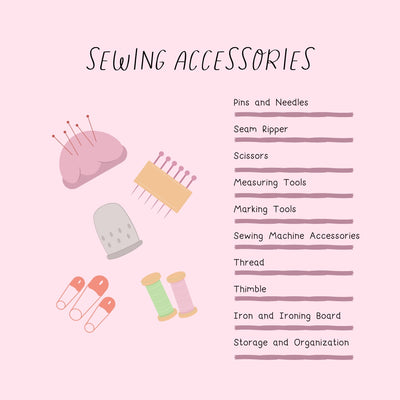 Sewing Accessories Instagram Post Canva Template