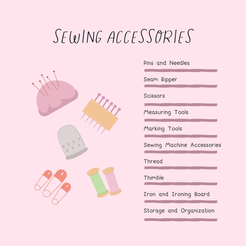 Sewing Accessories Instagram Post Canva Template