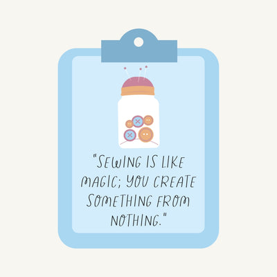 Sewing Is Like Magic You Create Something From Nothing Instagram Post Canva Template