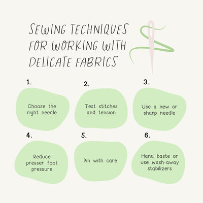 Sewing Techniques For Working With Delicate Fabrics Instagram Post Canva Template