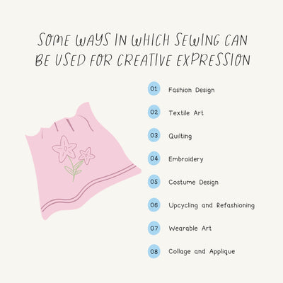 Some Ways In Which Sewing Can Be Used Bor Creative Expression Instagram Post Canva Template