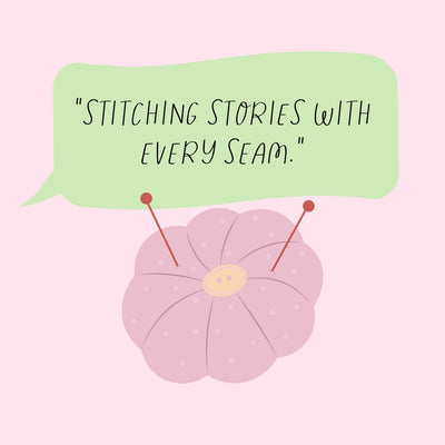 Stitching Stories With Every Seam Instagram Post Canva Template