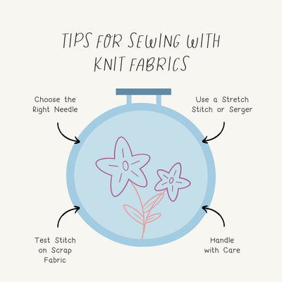Tips For Sewing With Knit Fabrics Instagram Post Canva Template