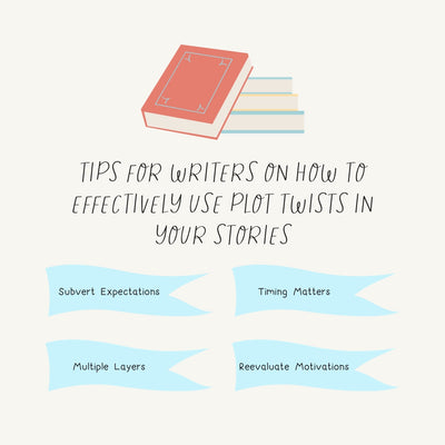 Tips For Writers On How To Effectively Use Plot Twists In Your Stories Instagram Post Canva Template