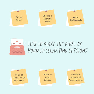 Tips To Make The Most Of Your Freewriting Sessions Instagram Post Canva Template