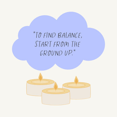 To Find Balance Start From The Ground Up Instagram Post Canva Template
