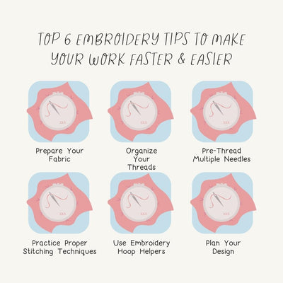 Top 6 Embroidery Tips To Make Your Work Faster & Easier S07242301 Instagram Post Canva Template