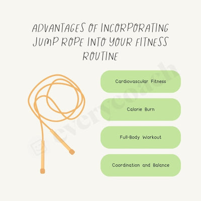 Advantages Of Incorporating Jump Rope Into Your Fitness Routine Instagram Post Canva Template