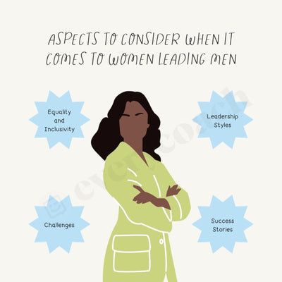 Aspects To Consider When It Comes Women Leading Men Instagram Post Canva Template