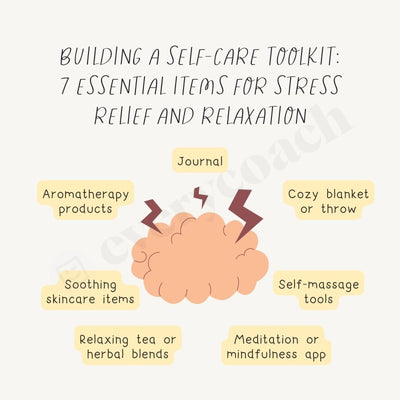Building A Self Care Toolkit 7 Essential Items For Stress Relief And Relaxation Instagram Post Canva