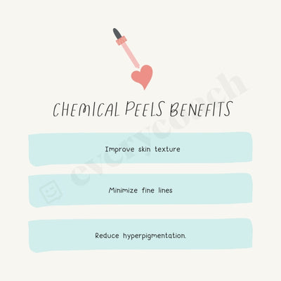 Chemical Peels Benefits Instagram Post Canva Template