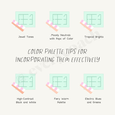 Color Palette Tips For Incorporating Them Effectively Instagram Post Canva Template
