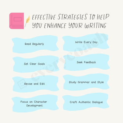Effective Strategies To Help You Enhance Your Writing Instagram Post Canva Template