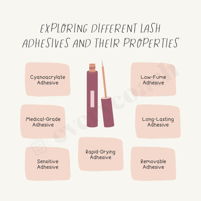 Exploring Different Lash Adhesives And Their Properties Instagram Post Canva Template