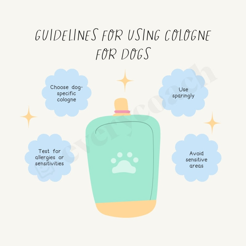 Dog Using Cologne Guidelines For Using Cologne For Dogs Instagram Post Canva Template ...