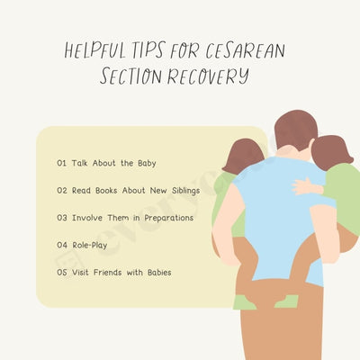 Helpful Tips For Cesarean Section Recovery S08072302 Instagram Post Canva Template