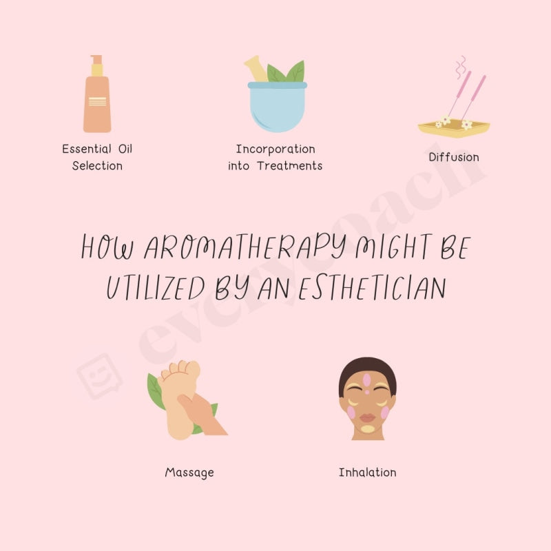 How Aromatherapy Might Be Utilized By An Esthetician Instagram Post Canva Template