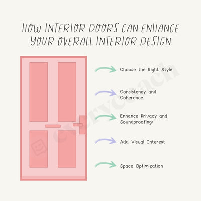 How Interior Doors Can Enhance Your Overall Design Instagram Post Canva Template