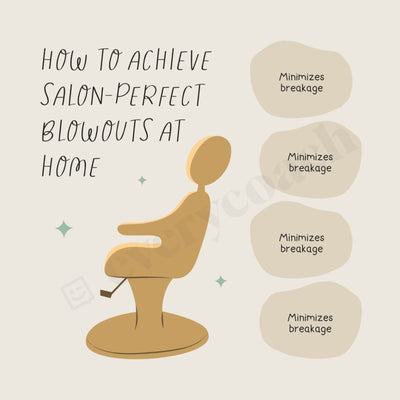 How To Achieve Salon Perfect Blowouts At Home Instagram Post Canva Template