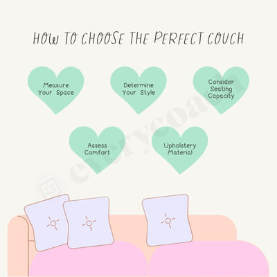 How To Choose The Perfect Couch Instagram Post Canva Template
