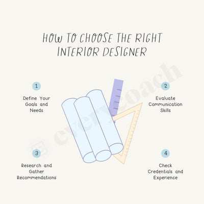 How To Choose The Right Interior Designer Instagram Post Canva Template